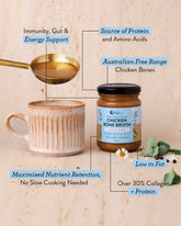 Nutra Organics Chicken Bone Broth Concentrate Natural Chicken 250g